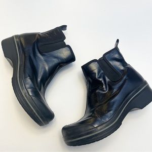 Dansko Vail Black Ankle Rain Boots
